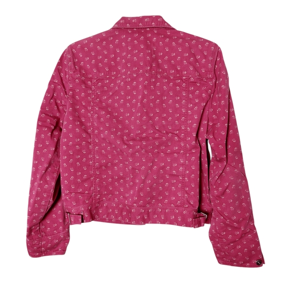 Ralph Lauren Vintage Red Jacket W/Floral Pattern Western Style Size M - Picture 2 of 9